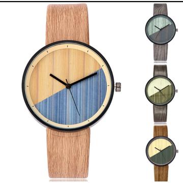 Gambar Jam Tangan Quartz Analog Vintage Bahan Kayu Tekstur Kayu dari LadyJayaShop undefined Tokopedia