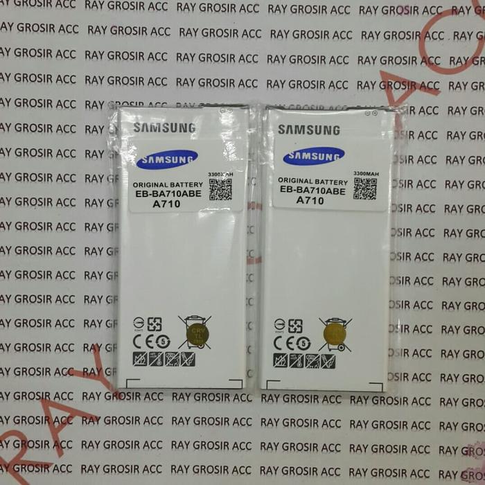 Gambar Baterai Original Samsung Galaxy A710 , A7 2016 EB-BA710ABE dari Ray Grosir Acc undefined Tokopedia