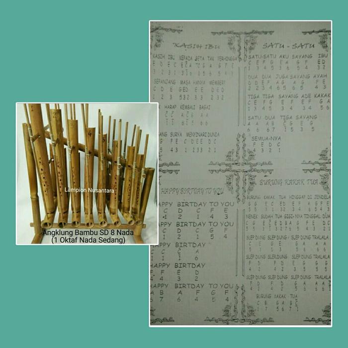 Jual Angklung Sd 1 Oktaf 8 Nada Kab Bandung Barat Lampion Nusantara Tokopedia