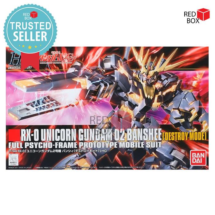 Gambar HG Banshee Destroy Mode Bandai Original Gundam Gunpla 1/144 HGUC 134 dari redbox corner undefined Tokopedia