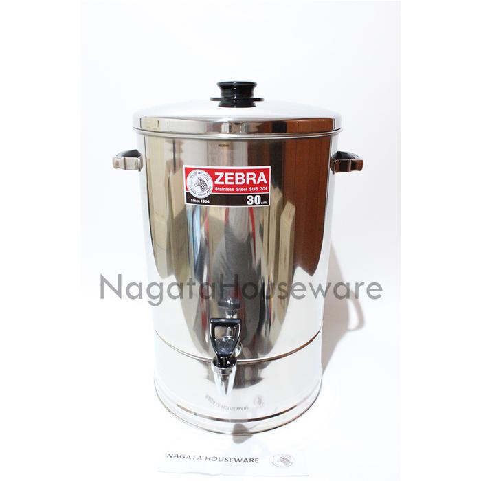 Promo Dispenser Tempat air minum Stainless Steel Cooler Zebra