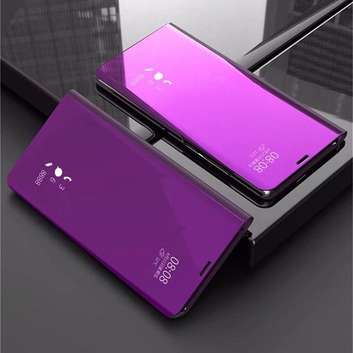 Gambar Huawei P30 Lite P30lite Clear View Standing Cover Luxury Mirror Case - Gold, Huawei P30 Lite dari 17 Agustus Case undefined Tokopedia