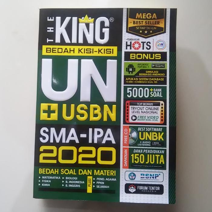Jual Buku Un Sma Ipa 2020 The King Bedah Kisi Kisi Un Usbn Sma Ipa 2020 Kab Sleman Cendolebook Tokopedia