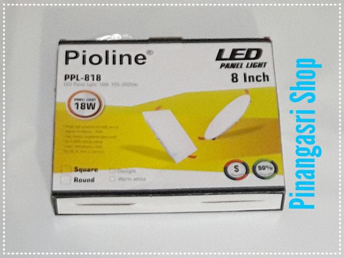 Gambar Downlight LED PIOLINE 3 6 9 12 18 Wat BULAT Slim PANEL Light ROUND Putih Kuning Bulat Kotak - Kuning dari pinangmart undefined Tokopedia