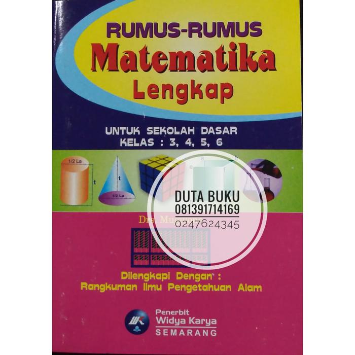 Jual Buku Rumus Rumus Matematika Lengkap Dilengkapi Ipa Kota Semarang Duta Buku Pelajaran Umum Tokopedia