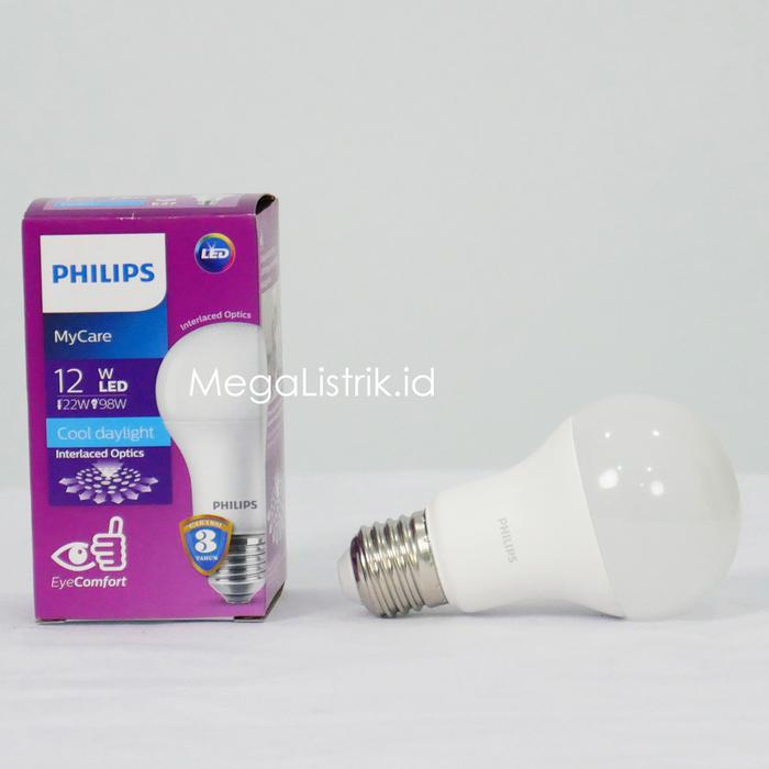 Gambar Philips Lampu LED Bulb 12 Watt / 12W E27 Putih / Kuning Warm White - Putih dari megalistrik.id undefined Tokopedia