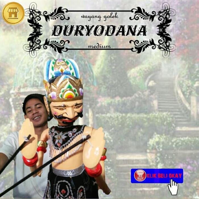 Gambar wayang golek medium DURYODANA dari TOKO WAYANG SANGGAR ARYA undefined Tokopedia