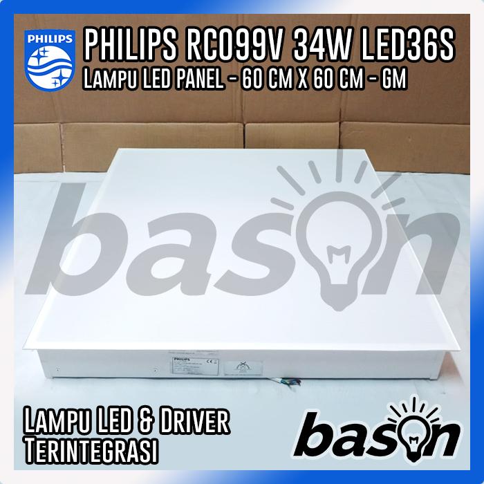 Promo PHILIPS LED Panel RC099V GM 34W LED36S W60L60 - Jakarta Utara ...