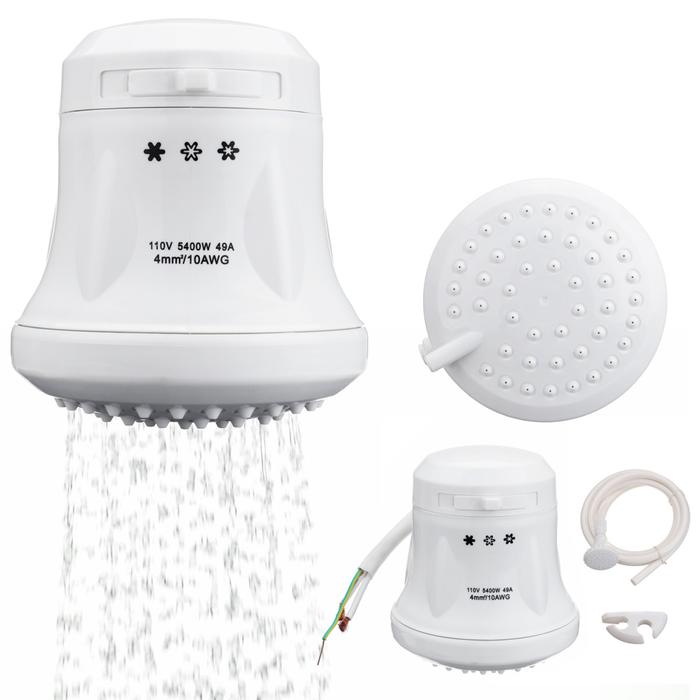 Jual ST-08 110V/220V Electric Shower Head Tankless Instant Hot