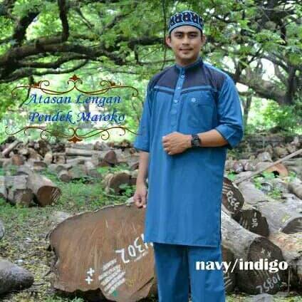 Gambar STELAN GAMIS MAROKO AL KHOIR / Baju Kurta / Setelan Baju Koko / Set Ba dari YAHID489 undefined Tokopedia