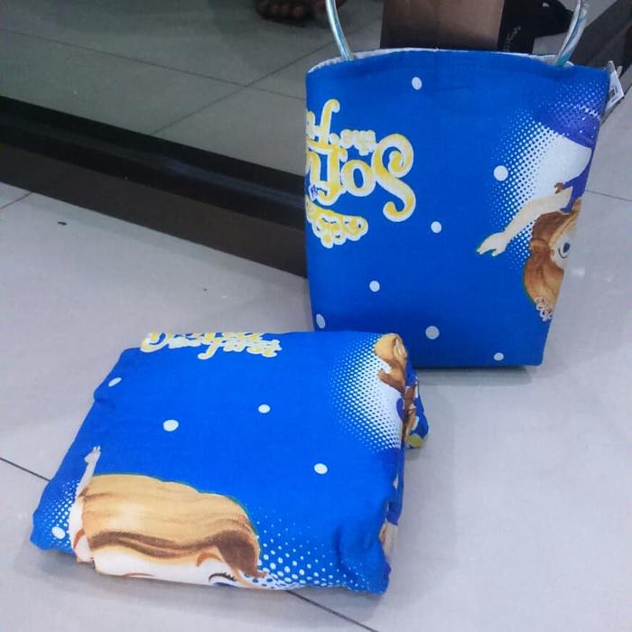 Gambar mukenah anak - Biru dari Toko Batik Kodok undefined Tokopedia