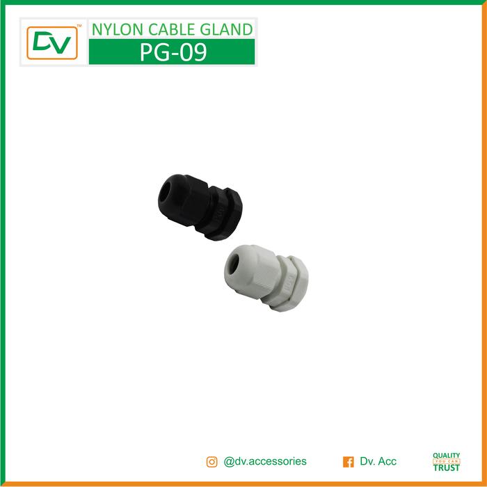 Gambar NYLON CABLE GLAND 4-8mm PG-09 - Putih dari DV.Switchboard undefined Tokopedia