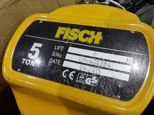 Gambar Chain Block / Chain Hoist / Takel 5 Ton x 10 Meter FISCH dari JJ Technical undefined Tokopedia