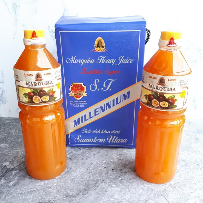 Gambar Sirup Markisa Marquisa Medan Sarang Tawon Millennium Heavy Juice 1L - EXTRA BUBBLE dari Bolubee JKT undefined Tokopedia