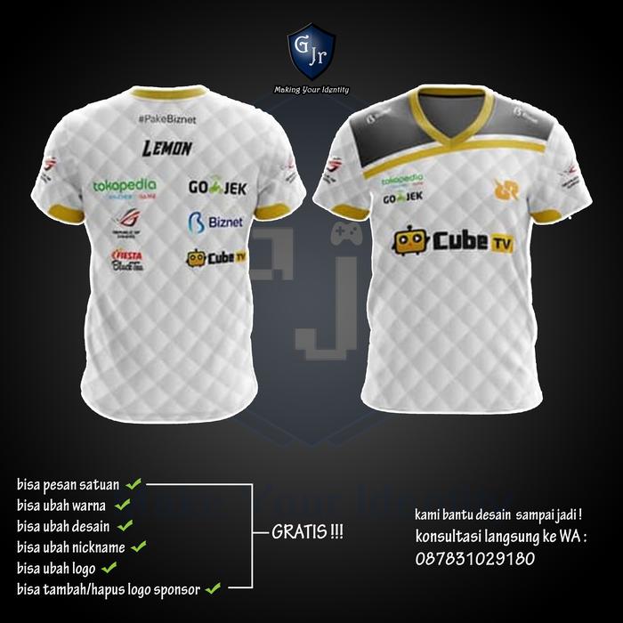 Kaos Jersey Rrq Gaming Terbaru Mobile Legend Pubg Freefire Cod Dota Custom Lazada Indonesia