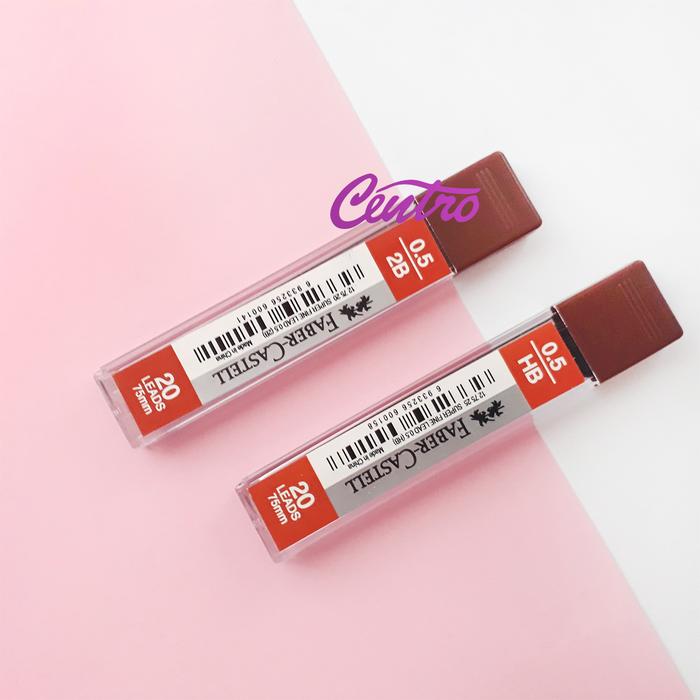 Gambar FABER CASTELL ISI PENSIL 0.5 2B DAN HB - 2B dari CENTRO TRADING undefined Tokopedia