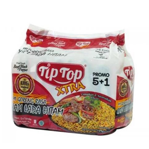 Gambar Mie Instant Tip Top 6 Pack Sapi Lada Hitam dari TokoSRF undefined Tokopedia
