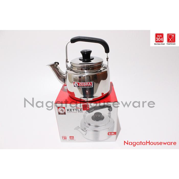 Gambar Teko Zebra Stainless / Teko Mini / Ceret Mini Kecil Kettle Classic Zebra 113301 dari Galea Kitchenware OFFICIAL undefined Tokopedia