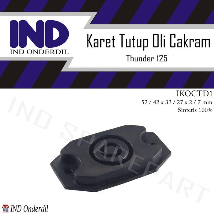 Gambar Karet-Seal Tutup Oli Cakram-Master Rem Atas Suzuki Thunder-Tander 125 dari IND Onderdil undefined Tokopedia