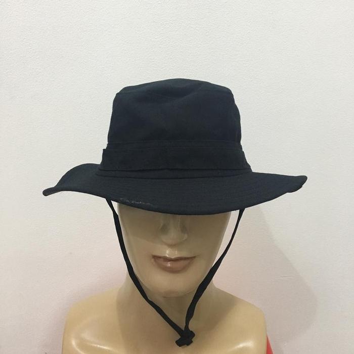 Gambar Topi Rimba - Topi Hunting - Topi Loreng Rimba - Hitam - Hitam, polos dari Toko Alip II undefined Tokopedia