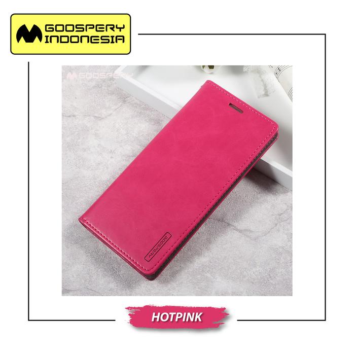 Gambar GOOSPERY Samsung A70 A705 Blue Moon Flip Case - Hotpink dari Goospery Indonesia Kab. Tangerang Tokopedia