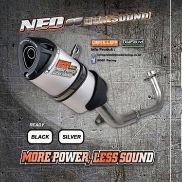 Gambar Knalpot Nobi /Nob1 NEO 3 BOLD motor bebek, bebek sport,matic lengkap - New Satria FI dari Midorishoppu undefined Tokopedia