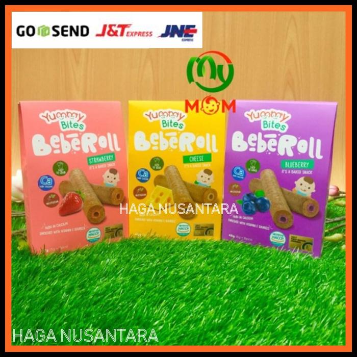 Gambar YUMMY BITES BEBEROL | Snack Bayi Baby 40 gr - Blueberry dari Haga Nusantara undefined Tokopedia