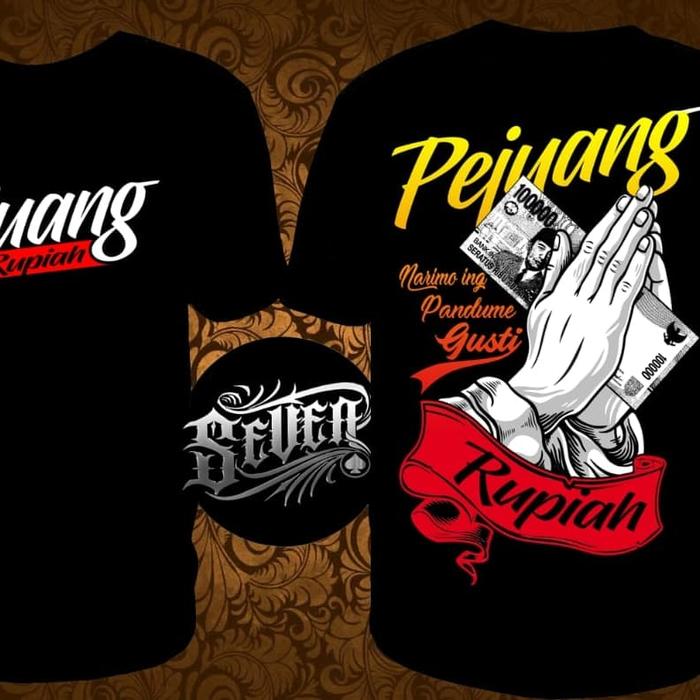 Gambar Kaos pejuang Rupiah Terbaru - Hitam, M dari Arjuna OS undefined Tokopedia