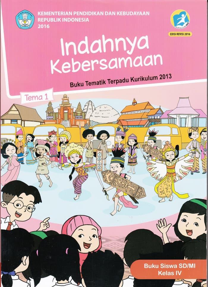 Jual Buku Sd Kelas 4 Kurikulum 2013 Rev 2016 Kelas 4 Tema 1 Indahnya Jakarta Barat Bu Santi San Tokopedia