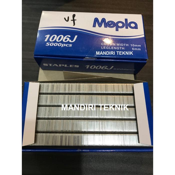 Gambar Anak Hekter - Isi Staples Gun - Anak Staples 1006J 6mm X 5000 Pcs dari Mandiri Tronics undefined Tokopedia