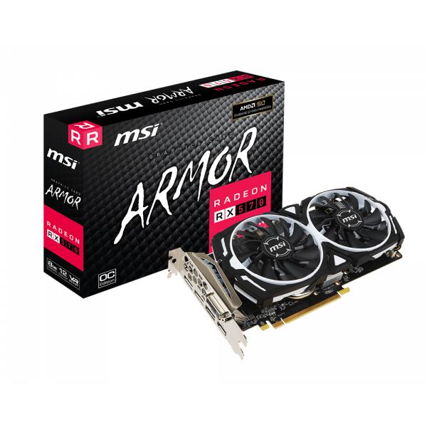 Gambar MSI Radeon RX 570 8GB DDR5 - Armor 8G OC dari GateTech undefined Tokopedia