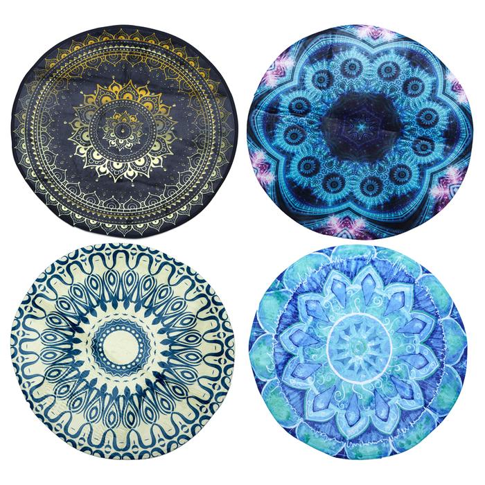 Gambar KALOAD Round Soft Yoga Mats Rugs Flood Bath Mat Sports Exercise dari Natura Outdoor Pro undefined Tokopedia
