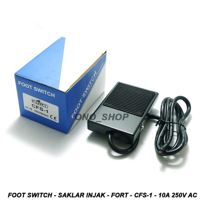 Jual Foot Switch - Saklar Injak - FORT - CFS-1 - 10A 250V AC - Jakarta ...