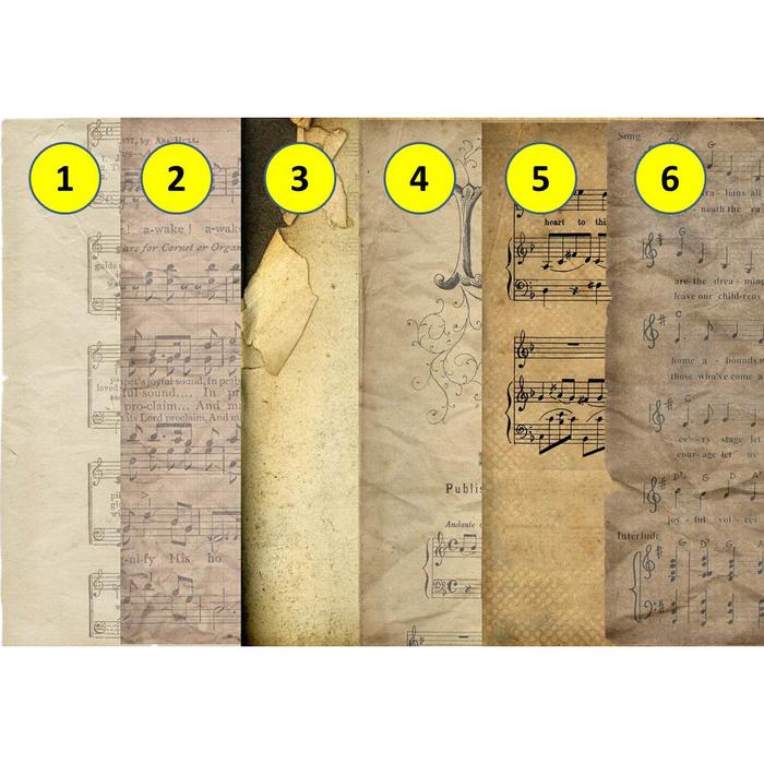 Gambar Kertas Scrapbook - Music Old Paper_FFH19 Design dari JPL CRAFT STORE undefined Tokopedia