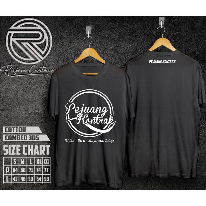 Jual Kaos Pejuang Kontrak Kaos Desain Suka Suka Kaos Customs Kaosdistro Hitam S Kab Bandung Barat Rinjjani Outlets Tokopedia