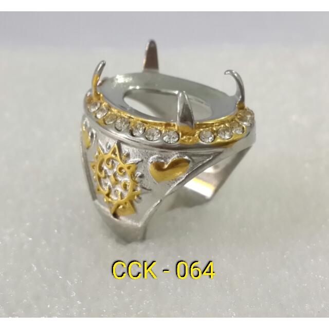 Gambar Grosir Ring Cincin Titanium Import batu akik per codi DICS 50%-064 dari JURAGAN MURAH LAKU undefined Tokopedia