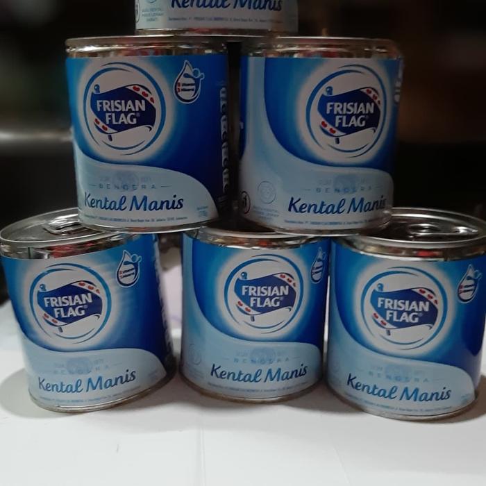 Gambar susu bendera full cream biru kaleng, putih/vanilla dari Toko.Lim undefined Tokopedia