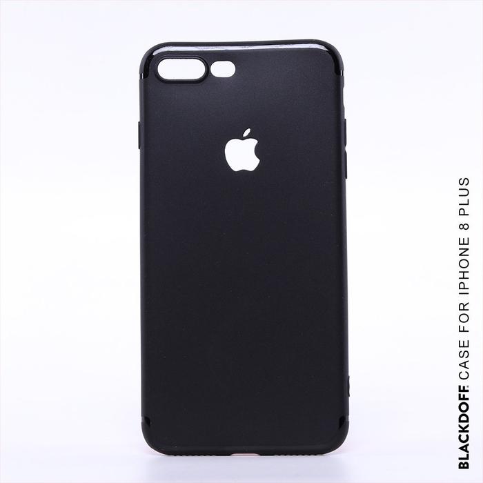 Gambar FOR IPHONE 8 PLUS - ORIGINAL BLACKDOFF SLIM CASE SOFTCASE SILICON - Hitam dari LauraStore undefined Tokopedia