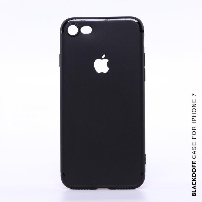 Gambar FOR IPHONE 7 - ORIGINAL BLACKDOFF SLIM CASE SOFTCASE SILICON - Hitam dari LauraStore undefined Tokopedia