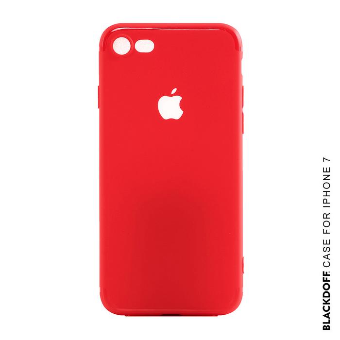 Gambar FOR IPHONE 7 - ORIGINAL BLACKDOFF SLIM CASE SOFTCASE SILICON - Merah dari LauraStore undefined Tokopedia