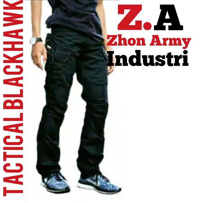 Gambar CELANA TACTICAL BLACHAWK PDL CARGO LAPANGAN POLISI MILITARY - Hitam, 28 dari ZHON ARMY undefined Tokopedia