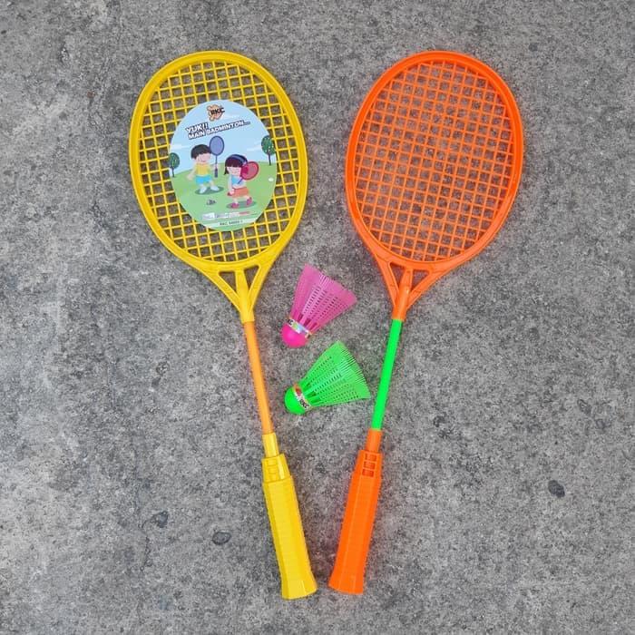 Gambar Set Mainan Raket Badminton Edukasi - Kok Bulutangkis Anak Edukatif dari Putra-Minang undefined Tokopedia