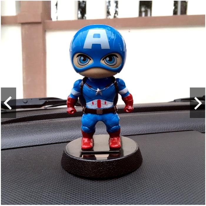 Gambar Action Figure Avengers Marvel-Pajangan dashboard mobil Captain America dari gubukmodifikasi undefined Tokopedia