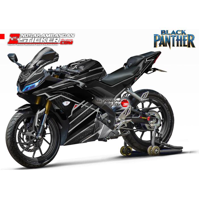 Jual Decal Motor Sticker Motor Yamaha R15 V3 Black Panther