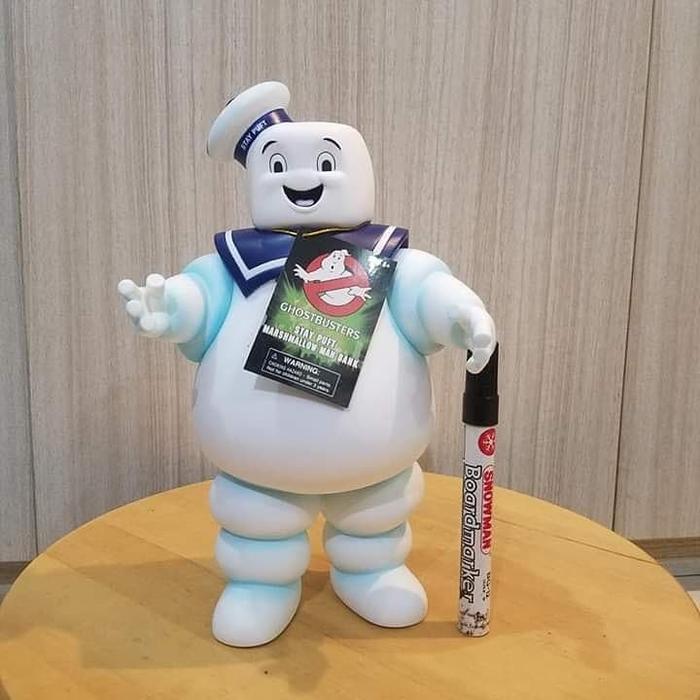 Gambar mainan action figure the stay puft marshmallow ghost buster series tin dari Mainan Toys Action Figure undefined Tokopedia