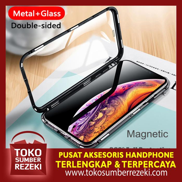 Jual iPhone X Double Sided Glass Magnet Case Garut Toko