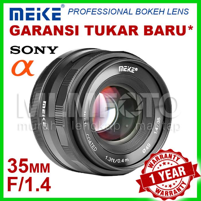 Jual MEIKE 35MM SONY E-MOUNT MANUAL FIX LENS WIDE BOKEH