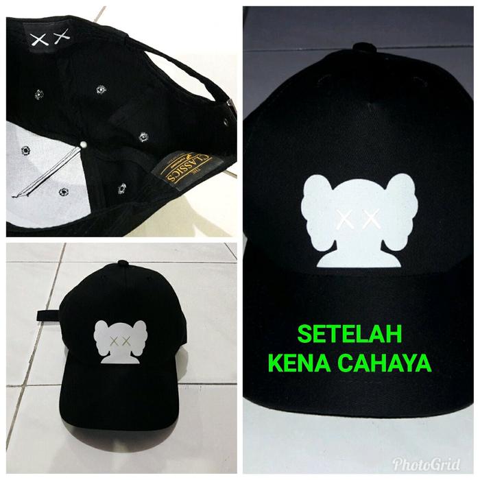 Jual KAWS BASEBALL CAP (REFLECTIVE EYE 