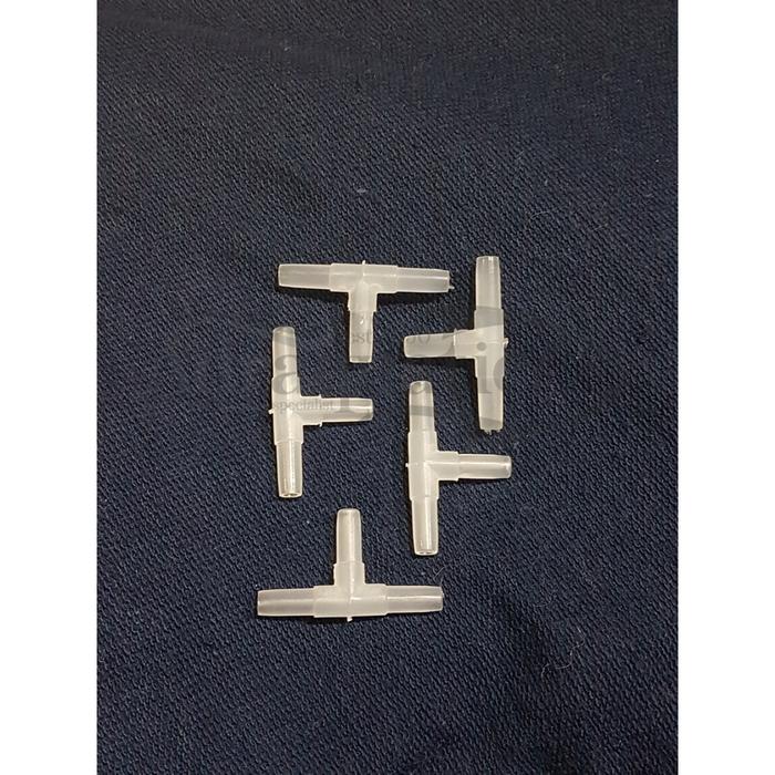 Gambar SAMBUNGAN/CABANG T SELANG AERATOR UK. 3/16" INCH (PER 5 PCS) - BENING dari ADRAQUATIC undefined Tokopedia