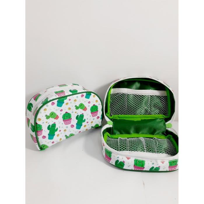 Gambar Souvenir Pouch Diffuser essential Oil motif kaktus hijau dari Tas Souvenir Premium undefined Tokopedia
